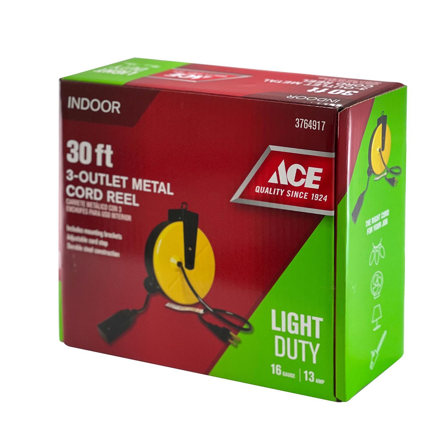 Ace Indoor 30 ft. L Yellow Extension Cord 16/3 SJTW Mfr# MR-SJT