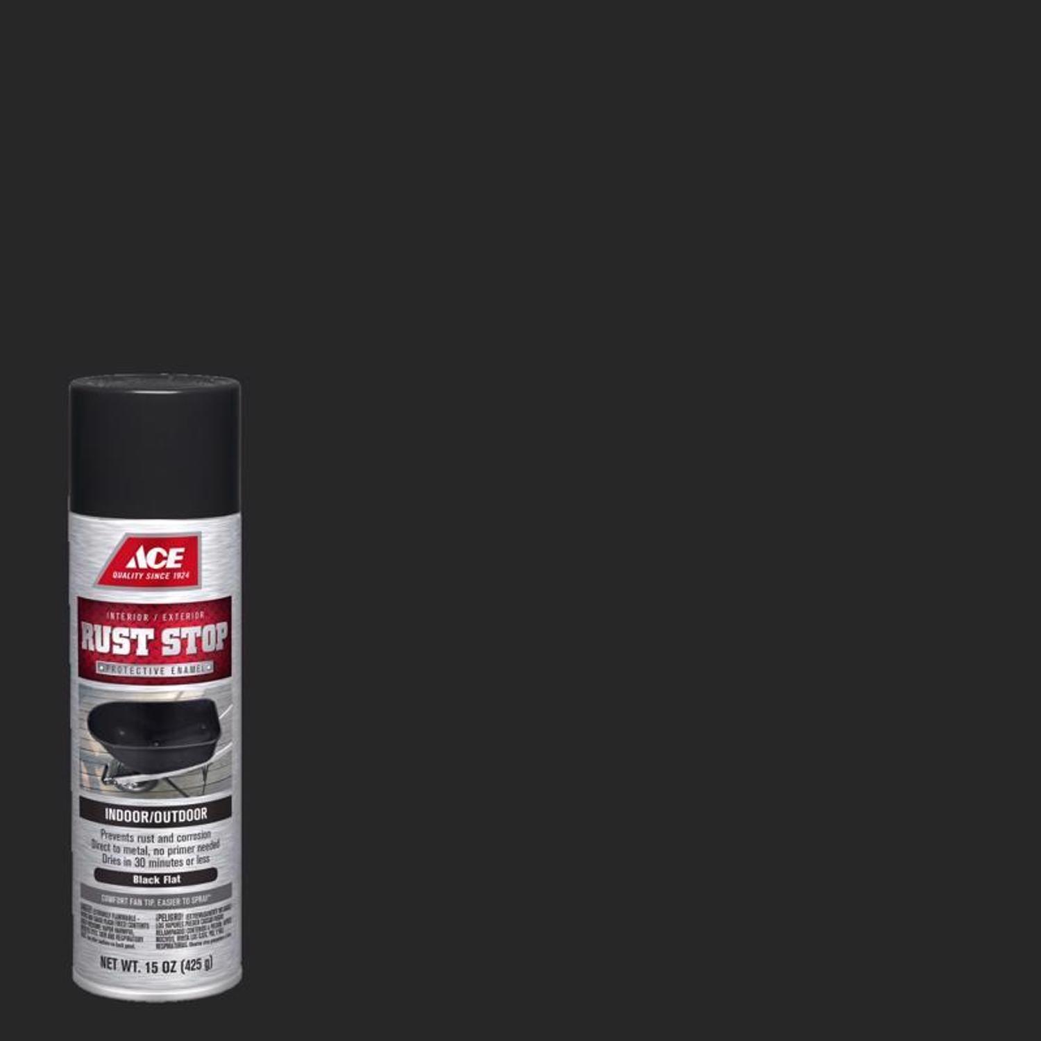 Rust Stop Flat Protective Enamel Spray Paint