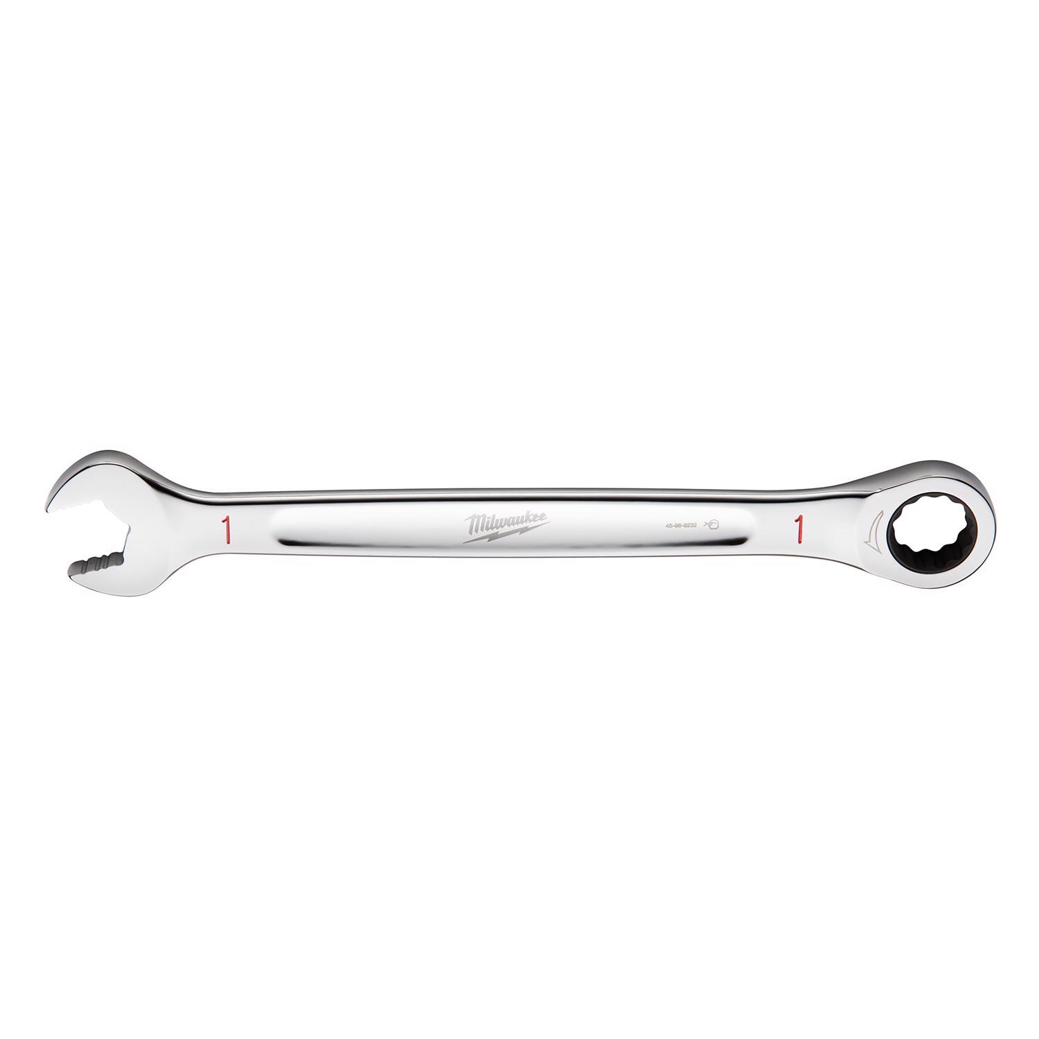 Photos - Wrench Milwaukee 1 in. X 1 in. 12 Point SAE I-Beam Ratcheting Combination  13.43 in. L 1 pc 45-96-9232 