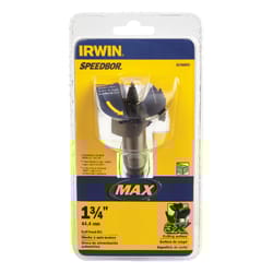 Irwin Speedbor 1-3/4 in. Hardened Steel 5 in. L Hole Cutter
