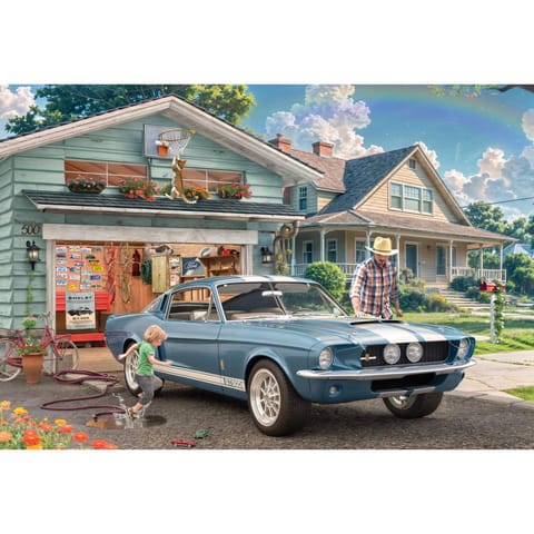 Ford Mustang 550ピースジグソーパズル Eurographics 1967 Ford Mustang Shelby GT500 Puzzle 550 pc Mfr