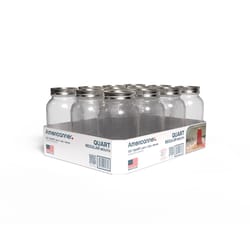 Americanner Regular Mouth Canning Jar 1 qt 12 pk