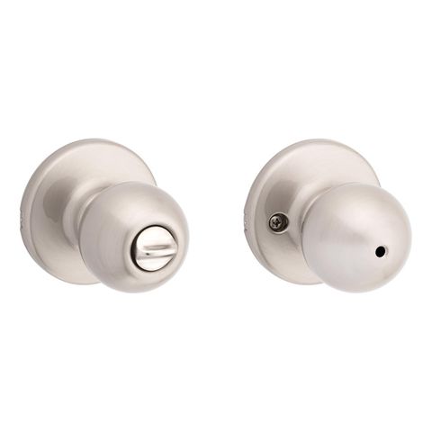 Kwikset Polo Traditional Satin Nickel Privacy Knob