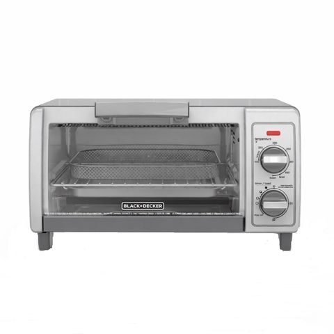 Black+Decker Stainless Steel Silver Toaster Oven 9.17 in. H X 11.97 in. W X 7.92 in. D
