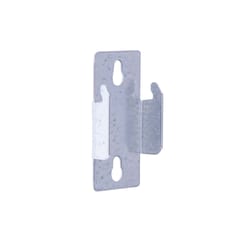 Kenney White Traditional/Transitional Double Curtain Rod Bracket n/a in. L