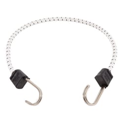 Keeper Black/White Bungee Cord 24 in. L X 0.315 in. 1 pk