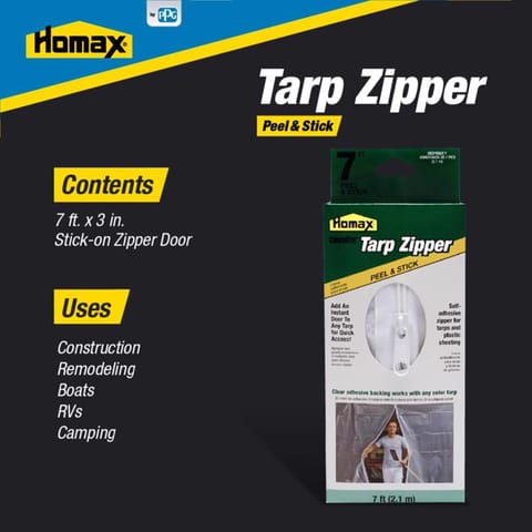 Homax CinchTite Tarp Zipper Mfr# 3142 - Ace Hardware