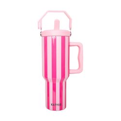 Katydid 38 oz Pink BPA Free Tumbler with Straw Lid