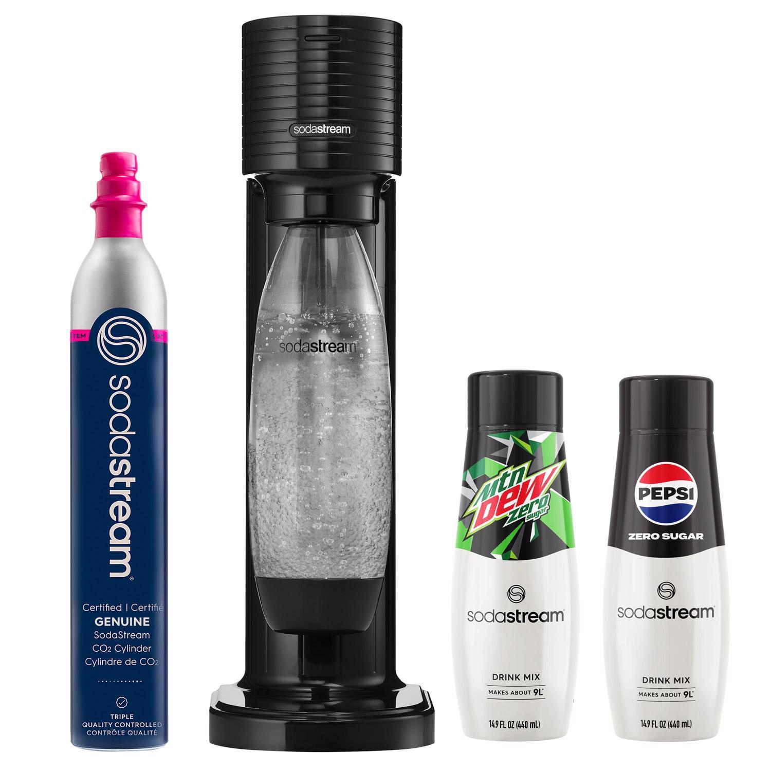 ソーダストリーム SodaStream Gaia Black 1 L Sparkling Water Maker Kit 1 pk Mfr