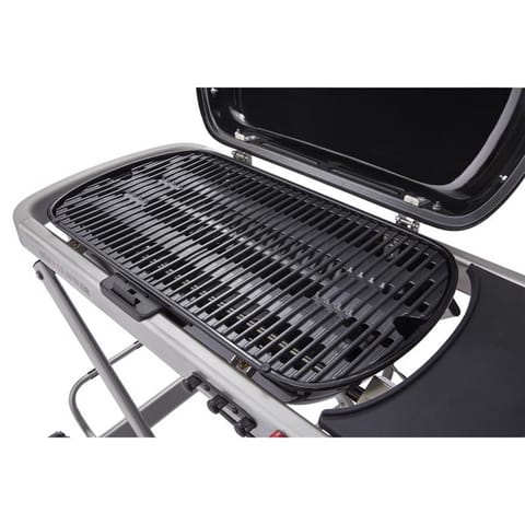 Weber Traveler Stealth 9013001 1 Burner Liquid Propane Portable