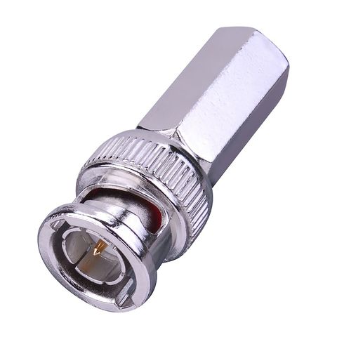 Monster Just Hook It Up Twist-On BNC Coaxial Connector 2 pk Mfr
