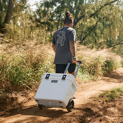 YETI Roadie 32 White 32 qt Roller Cooler Mfr# 10032020000 - Ace