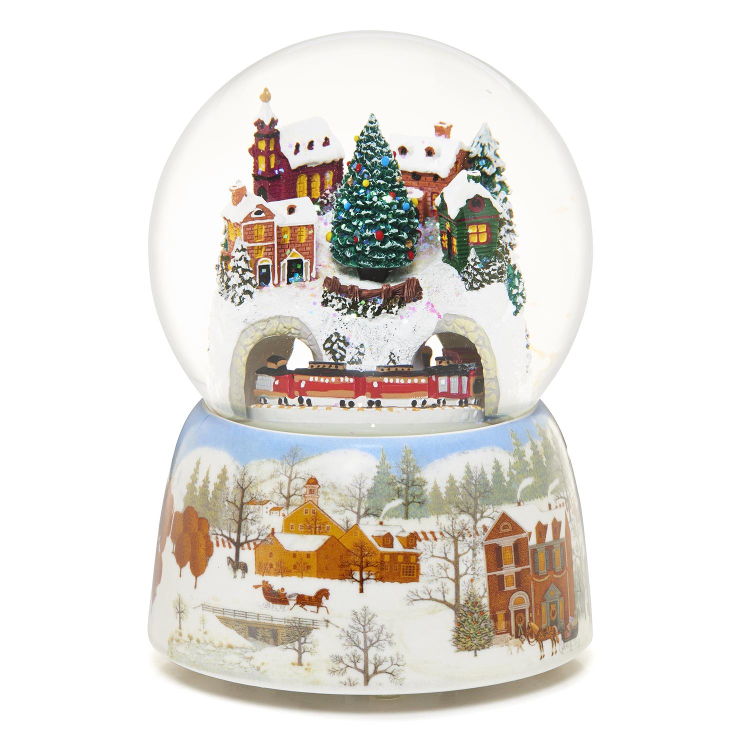 Roman Christmas Train Village Figurine