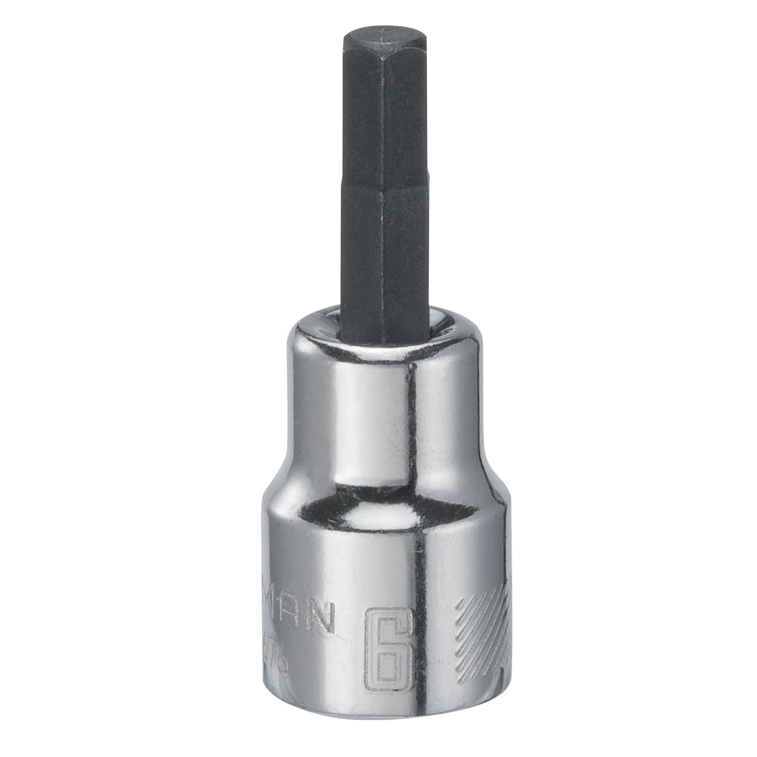 Craftsman 6 mm X 3/8 in. drive Standard Hex Bit Socket 1 pc Mfr