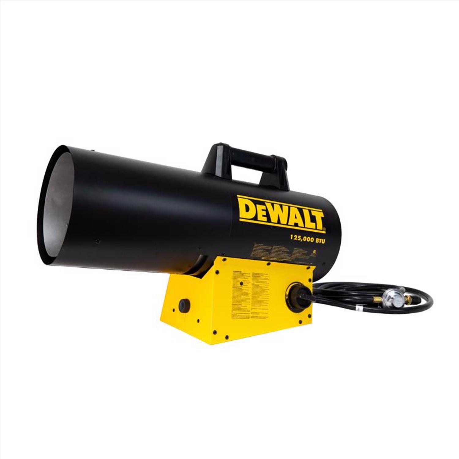 Photos - Patio Heater DeWALT 125,000 Btu/h 3000 sq ft Forced Air Propane Portable Heater F340755 