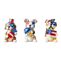 Glitzhome Dog Table Decor Resin 1 box