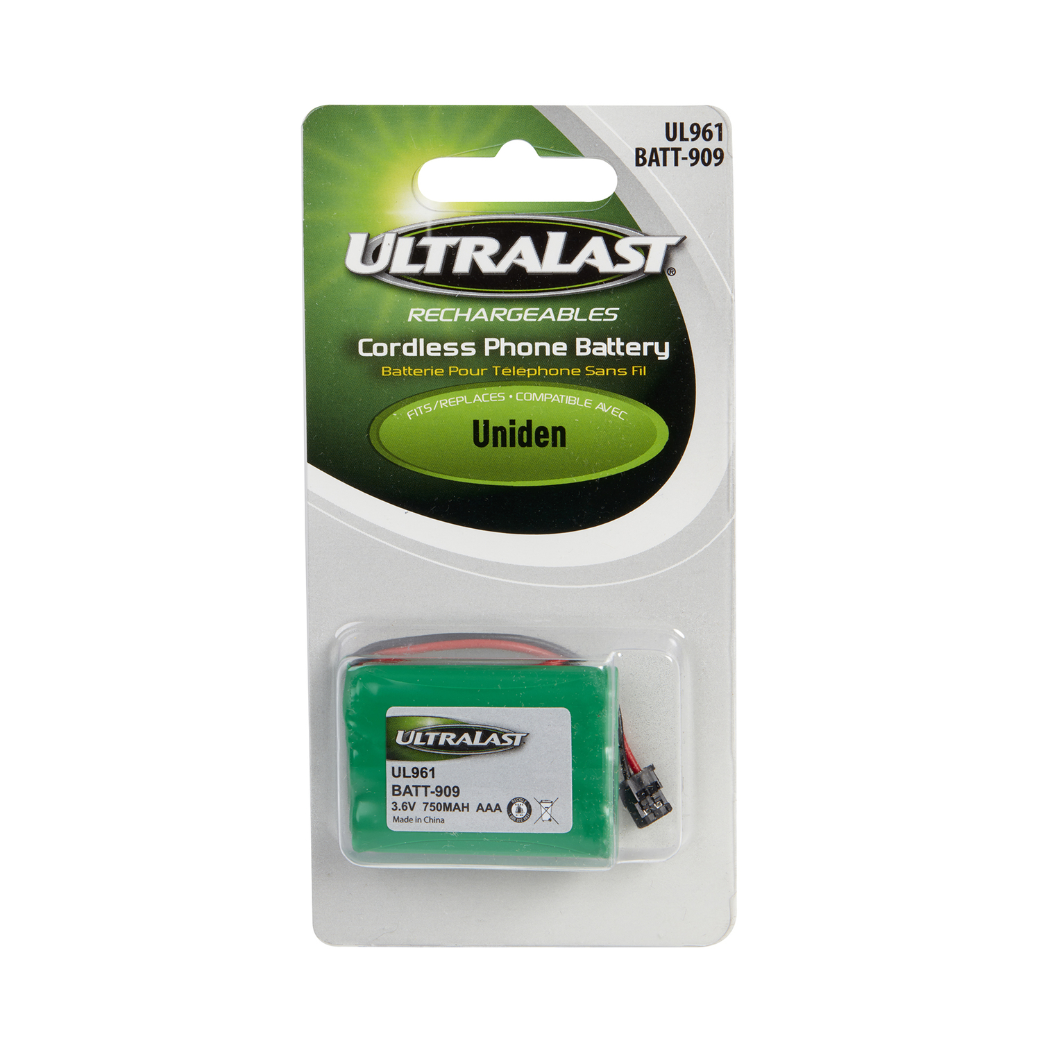 Batterie Rechargeable CAESEA SD-7501 | AAA 3,6V 800 MAh NiMH | Pour Motorola, V-Tech, AT&T Lucent | 1200 Cycles