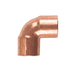 NIBCO 1/4 in. Sweat X 1/4 in. D Sweat Copper 90 Degree Elbow 1 pk