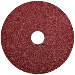 Norton 5 in. D X 7/8 in. Aluminum Oxide Fiber Disc 24 Grit