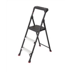 Lift Ladders 3.94 ft. H Steel Step Ladder Type IA 300 lb. cap.