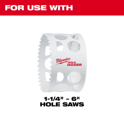 Milwaukee Hardened Steel 7/16 in. D Hole Saw Arbor Arbor Included