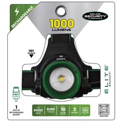 Police Security Blackout-R 1000 lm Black LED Head Lamp