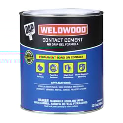 DAP Weldwood High Strength Synthetic Rubber Contact Cement 1 qt