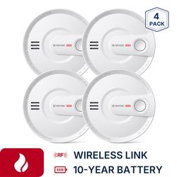 X-SENSE 10-Year Battery Photoelectric Standard Smoke Detector 4 pk