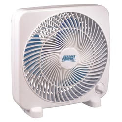 Seasons Comfort World Marketing 10.83 in. H X 9 in. D 3 speed Box Fan