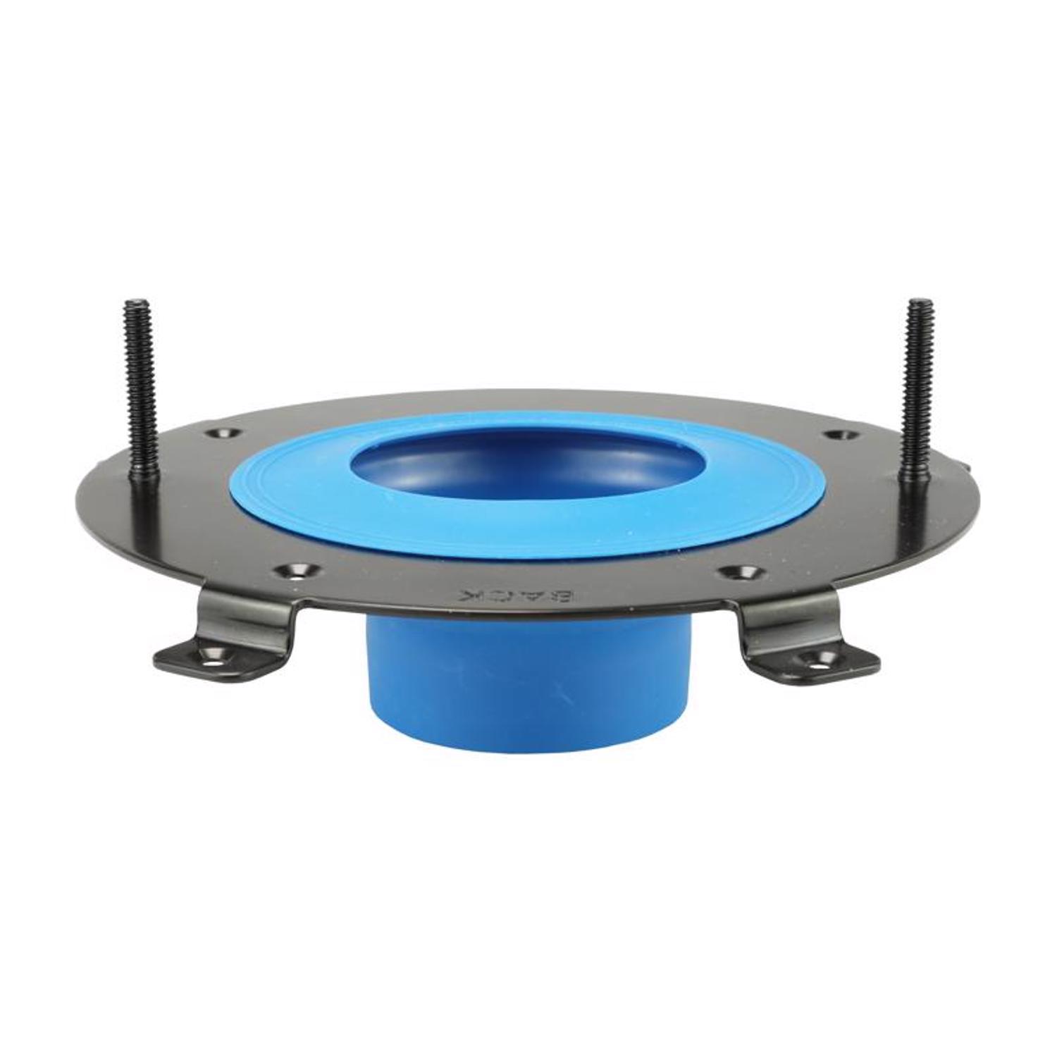 Photos - Toilet DANCO HydroSeat  Flange Repair Ring Black/Blue Plastic/Stainless Steel 9D0010672X 