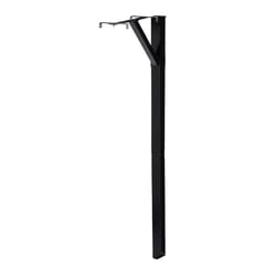 Architectural Mailboxes 59.9 in. Powder Coated Black Steel Mailbox Post