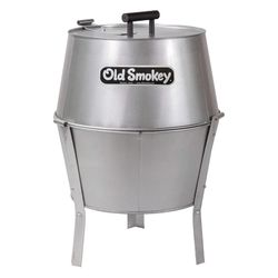 Old Smokey Products 17 in. Medium Charcoal Grill Silver