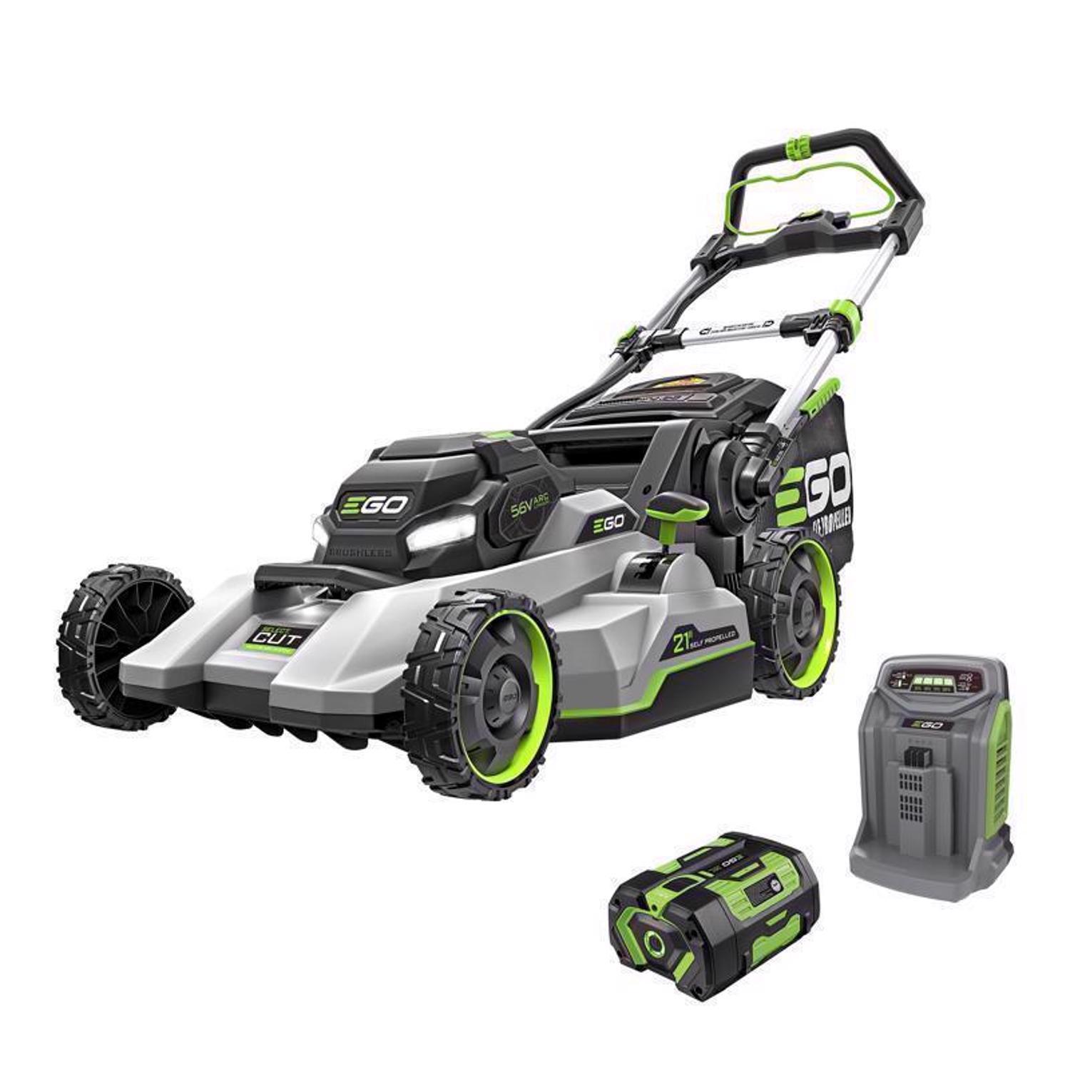 EGO Power+ 800 Series LM2135SP 21 in. 56 V Battery Self-Propelled Lawn Mower Kit (Battery Charger) W/ 7.5 AH BATTERY