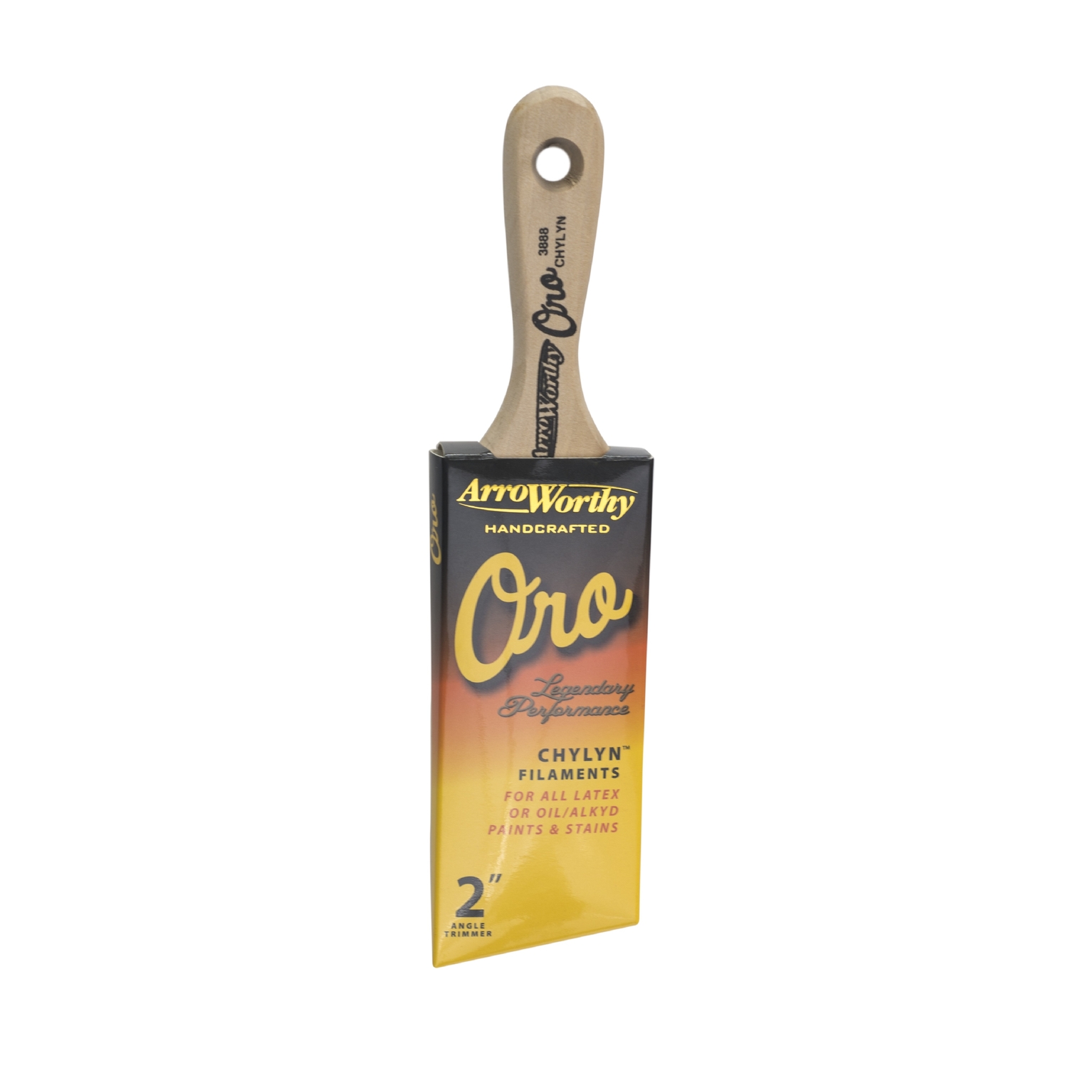 1902238 Oro 2 in. Angle Chylyn Trim Paint Brush