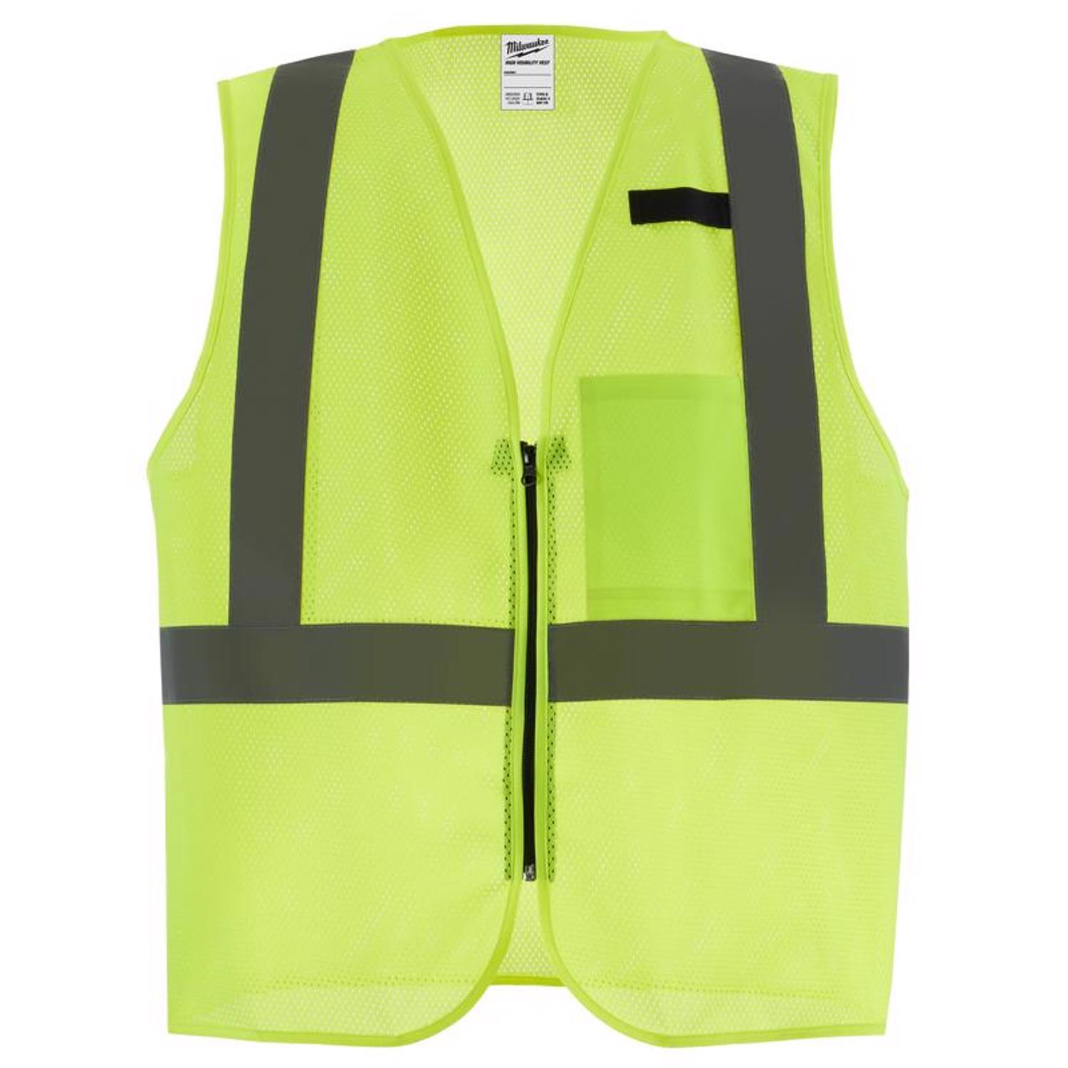 Milwaukee Reflective Type R Class 2 Safety Vest High Visibility