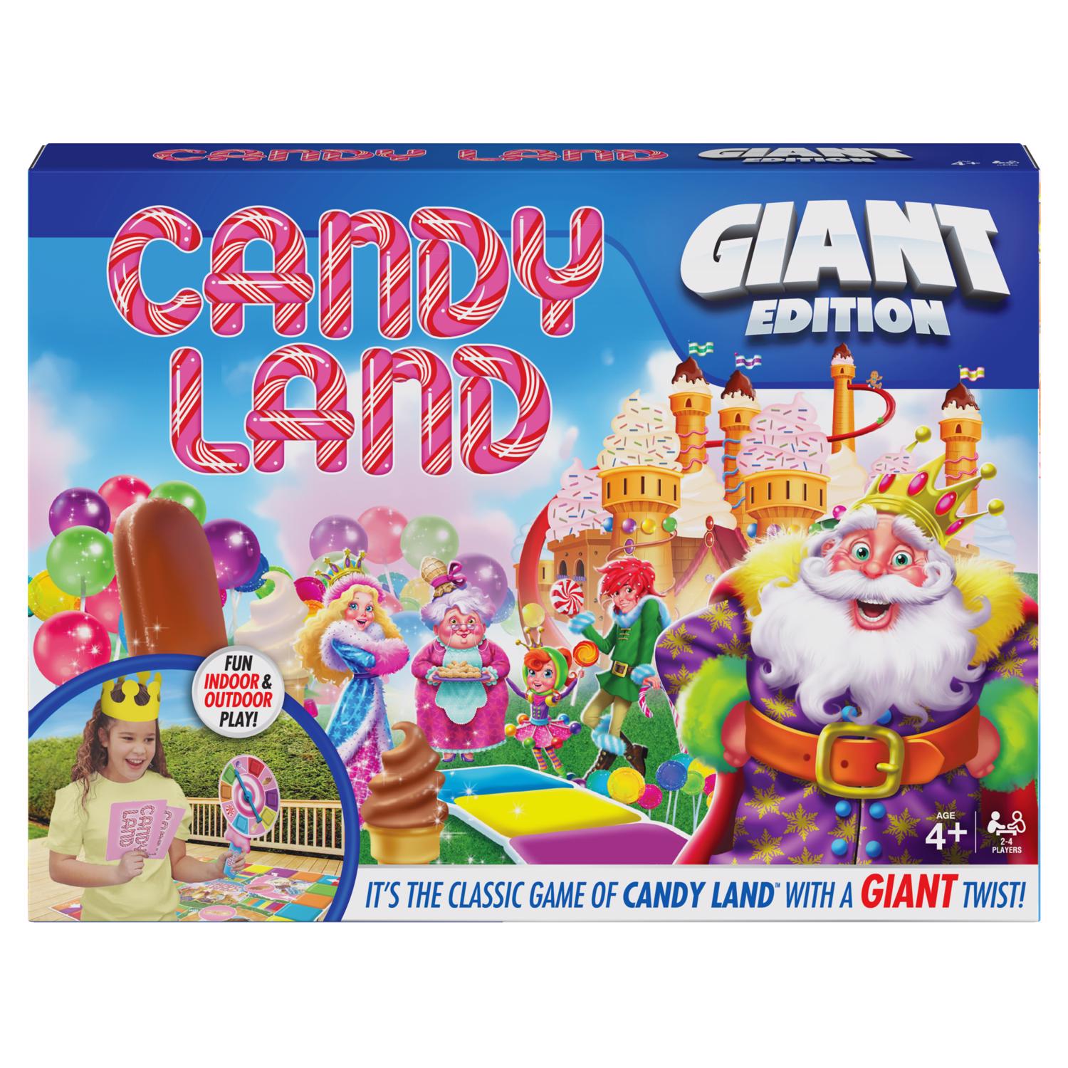 Spin Master Candy Land Giant Edition Board Game Multicolored Mfr