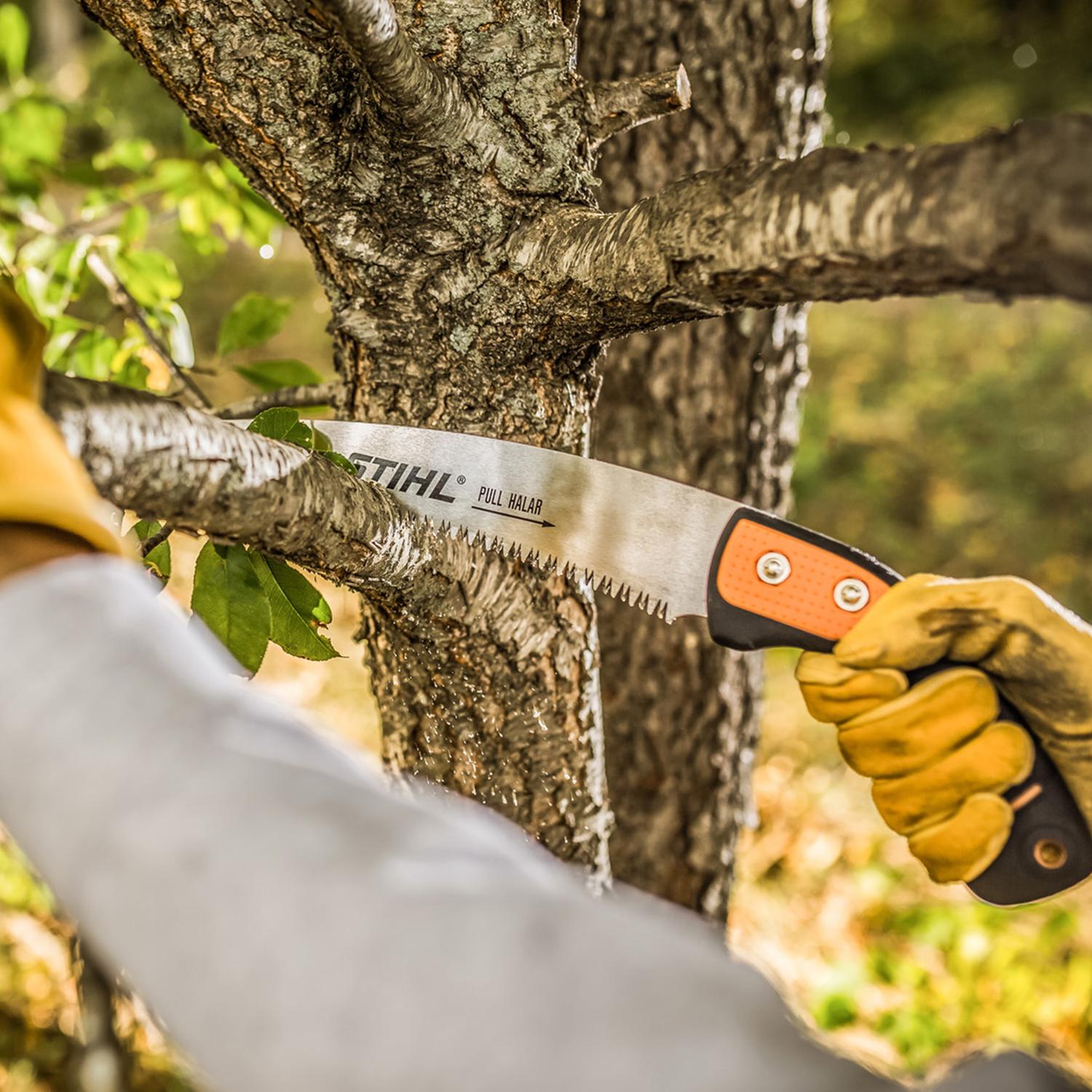 STIHL PS 70 Chemical Nickel Curved Pruning Saw - Thumbnail 4