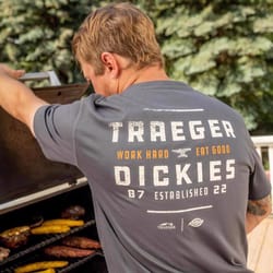 Dickies Traeger S Short Sleeve Men's Charcoal Gray Tee Shirt