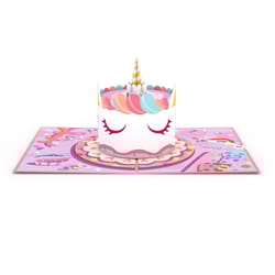 Lovepop Unicorn Cake 3D Card Paper 1 pk
