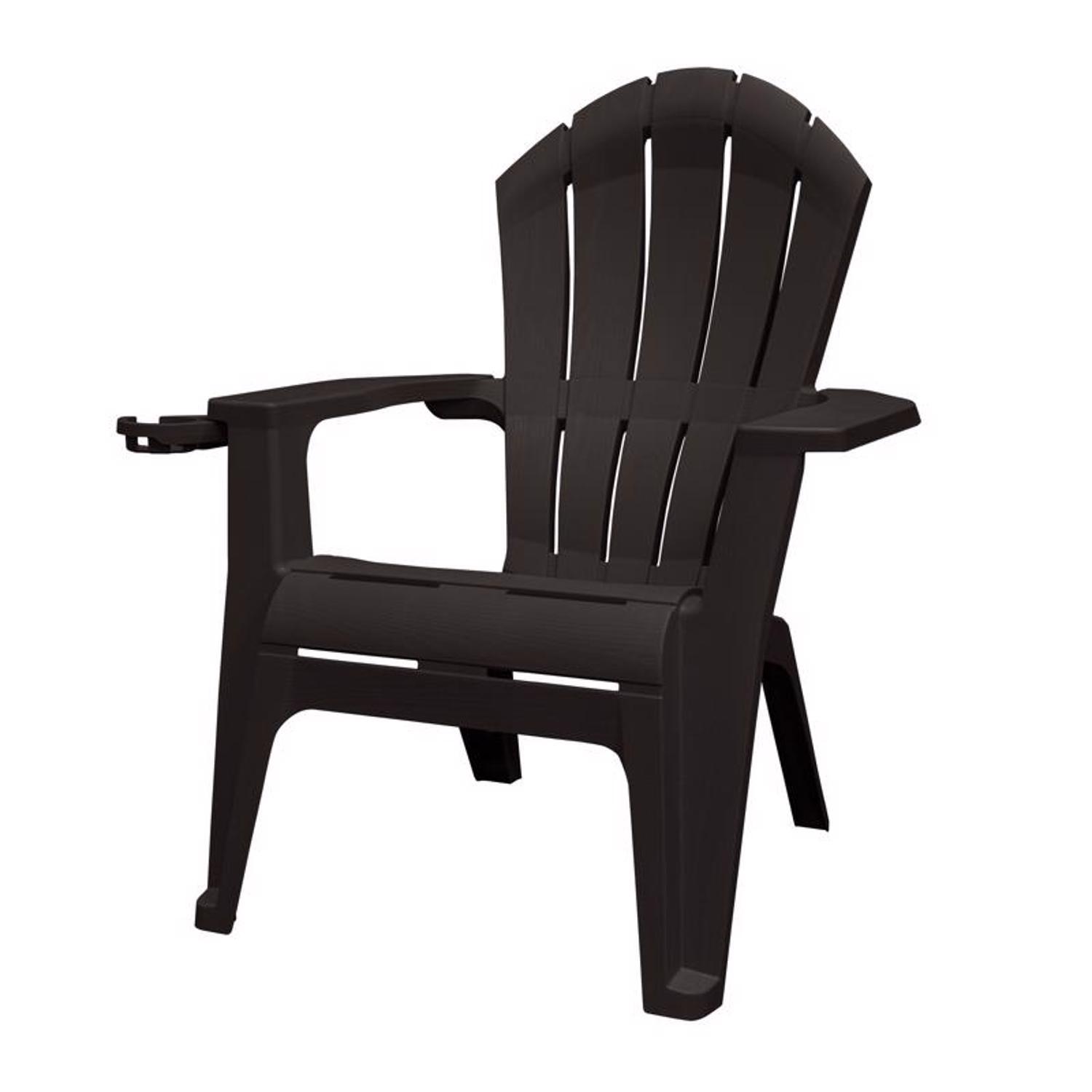 Adams RealComfort Deluxe Grey Resin Frame Adirondack Chair