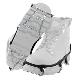 Yaktrax Chains Unisex Rubber/Steel Snow and Ice Traction Black W 7.5-10/M 6.5-9 Waterproof 1 pair N/