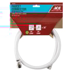 Ace 3/8 in. Compression X 3/8 in. D Compression 36 in. PVC Supply Line