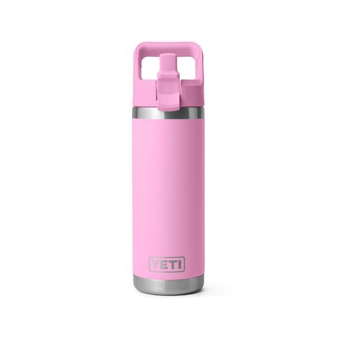 YETI Rambler 18 oz Power Pink BPA Free Color Match Straw Cap