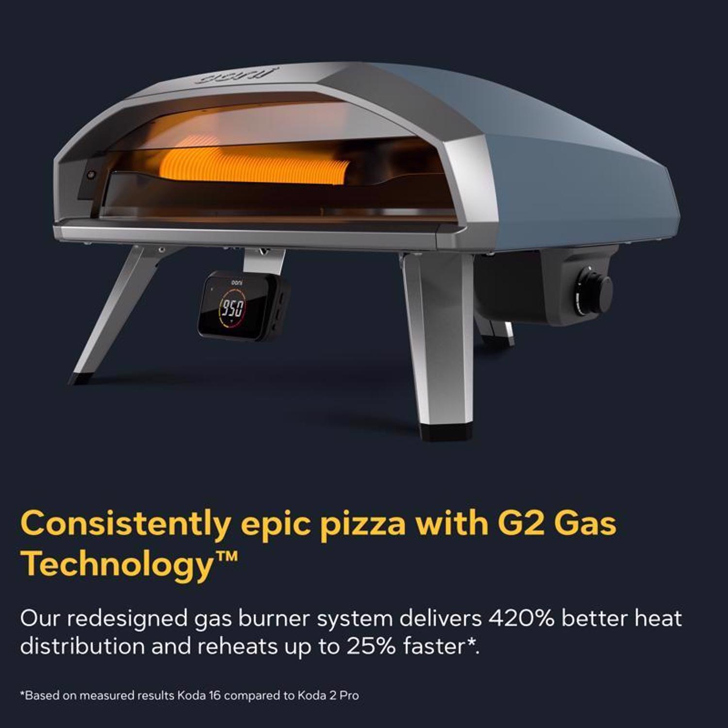 Ooni Koda 2 Pro Propane Gas Outdoor Pizza Oven Slate Blue Mfr# UU