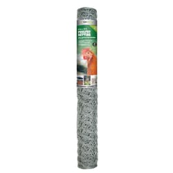 YardGard 24 in. H X 25 ft. L Galvanized Steel Fencing 1 in. X 1 in. in.