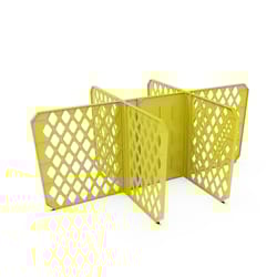 Organize-it 27gal Divider Yellow Organizer Bin 15 in. H X 8 in. W X 2 in. D