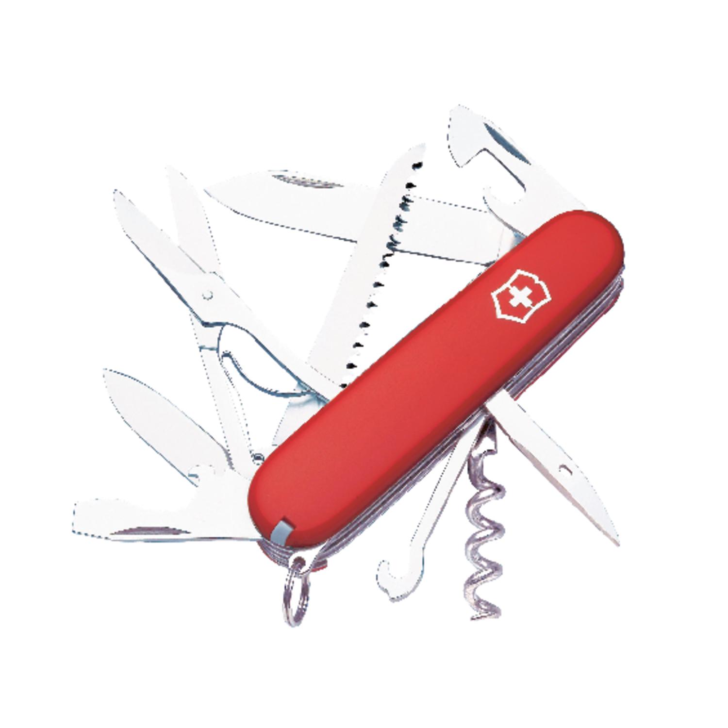 Victorinox Huntsman Red 420 HC Stainless Steel 3-4 Multi