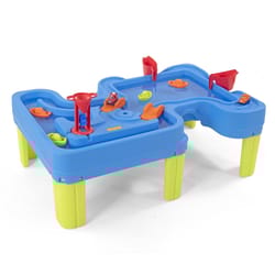 Simplay3 Big River and Roads Water Play Table Blue/Green 10 pc