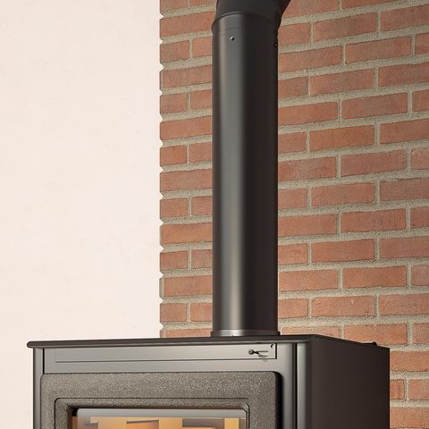 DuraVent 6-Inch Single Wall Chimney Stove Pipe – 48