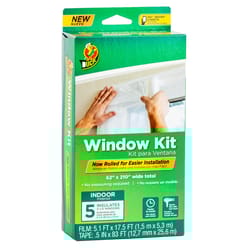 Duck Clear Indoor Window Film Insulator Kit 62 in. W X 210 in. L